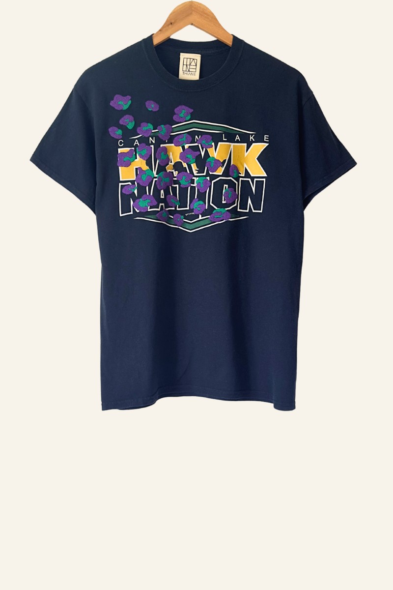 teeshirt vintage brode leopard thiane